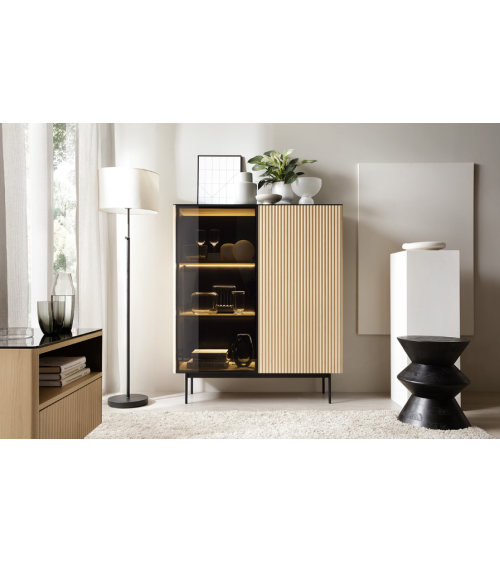 Vitrine ORTA WT107 – Design contemporain avec éclairage LED